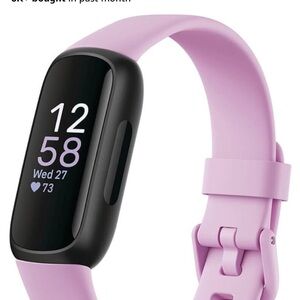 Smart Fitness Tracker with Lavender Band